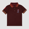 GRD Lion Logo Maroon Polo 3830