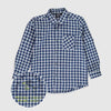 LC WK Blue & White Box Check Full Sleeves Casual Shirt 3921