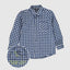 LC WK Blue & White Box Check Full Sleeves Casual Shirt 3921