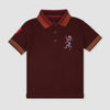 GRDN Lion Logo Burgundy Polo 2322