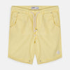 FZK Plain Light Yellow Cotton Shorts 6211