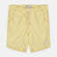 FZK Plain Light Yellow Cotton Shorts 6211