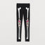 HM Black Flower Bones Legging 4732