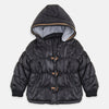 BBL Dark Grey Zip Pocket Puffer Jacket 2835