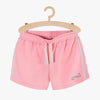 LS OMG Print Side Stripe Pink Girls Shorts 3693
