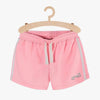 LS OMG Print Side Stripe Pink Girls Shorts 3693