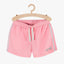 LS OMG Print Side Stripe Pink Girls Shorts 3693