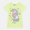 OSTN Shinning Donut Unicorn Neon Green Tshirt 4918