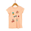 TX POP Sequence Peach Tshirt 1763