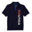 NTC Side Print Navy Blue Polo 3450