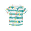 ZR Sea Life Teal and White Stripe Tshirt 1347
