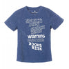 LS Shock Risk Acid Wash Dirty Look Blue Tshirt 2523