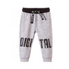 51015 Digital Print Textured Grey Fleece Trouser 3594