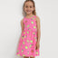 HM Cute Fruits Print Pink Sleeveless Frock 7049