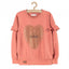 LS Glitter Heart With Frill Sleeves Sweatshirt 3468