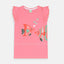K&K Sequence Heart Fish Printed Pink Top 4609