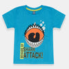 DOPO Applic Shark Face Blue Tshirt 1321
