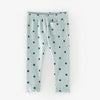 ZR Front Pocket Polka Dots Sea Green Legging 2916