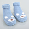 Bear Blue Comfortable Socks Booties 7647