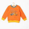 51015 Car CZESC Print Orange Sweatshirt 3473