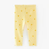 ZR Heart Fruit Print Soft Yellow Legging 2914
