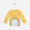 Bab CLB Mustard Hedgehog Shirt