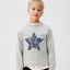 MNG Star Print Grey Sweatshirt 2956