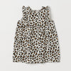 HM Leopard Print Dots Brown Frock 4606