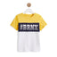 INEX BRNX Mustard and White Block Tshirt 1475