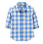 CRT Blue & White Big Check Full Sleeves Casual Shirt 3911