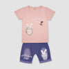 Yougi Pink North Euro Bunny 2 Piece Set 2270