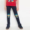 LDX Bear Patch Navy Blue Legging 2199