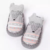 Grey Fox With Red Lines Socks Booties 4536
