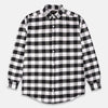 Men Black And White Check Shirt 984