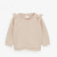 ZR Side Shoulder Bow Light Pink Sweatshirt 2892