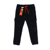 OM 5 Cargo Pocket Red Cord Black Pant 3213