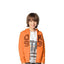 LS OK93 Print Fleece Orange Hoodie 3300