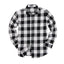 PLC Black & White Big Box Check Full Sleeves Casual Shirt 7055