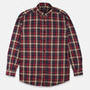 ZR Men Slimfit Red Check Shirt 965