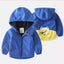 Wapy Cat Back Light Weight Royal Blue Hooded Zipper 7776