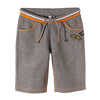 LS BANDIDOS Textured Grey Shorts 3706