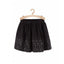 51015 Silver Glitter Black Skirt 3717