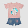 BaoMi Pink Sequence Unicorn 2 Piece Set 2281
