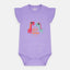 B.X Best Dino Best Friend Lavender Bodysuit 7272