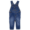 Osh 5 Pocket Mid Blue Terry Full Dungaree 3801