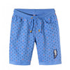 L&S Cactus Print Speed Up Blue Shorts 1815