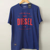 DSL Premium Red Flock Design Navy Blue Tshirt 1777
