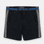 LC Dark Blue Side Tape Contrast Belt Shorts 1256