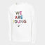4F We Are Young Fleece White Sweatshirt 3459
