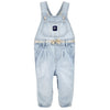 Osk Golden Waist Ribbon Denim Light Blue Full Dungaree 3803